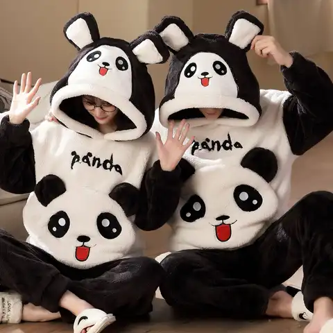 Женская одежда: couple panda hoodie - купить по выгодной цене в  интернет-магазине | AliExpress