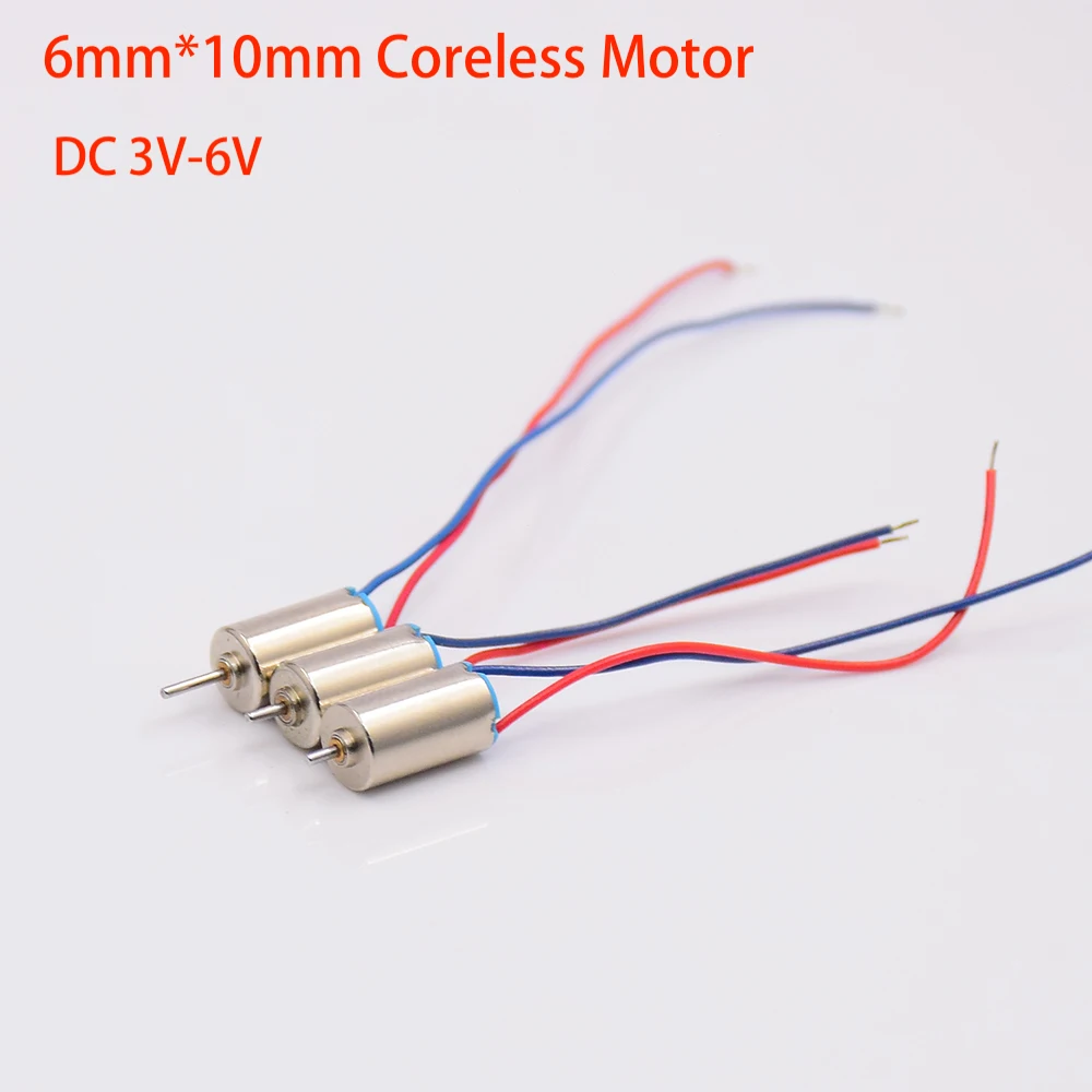 

Двигатель Tiy Mini 6мм без сердечника 3-6В
