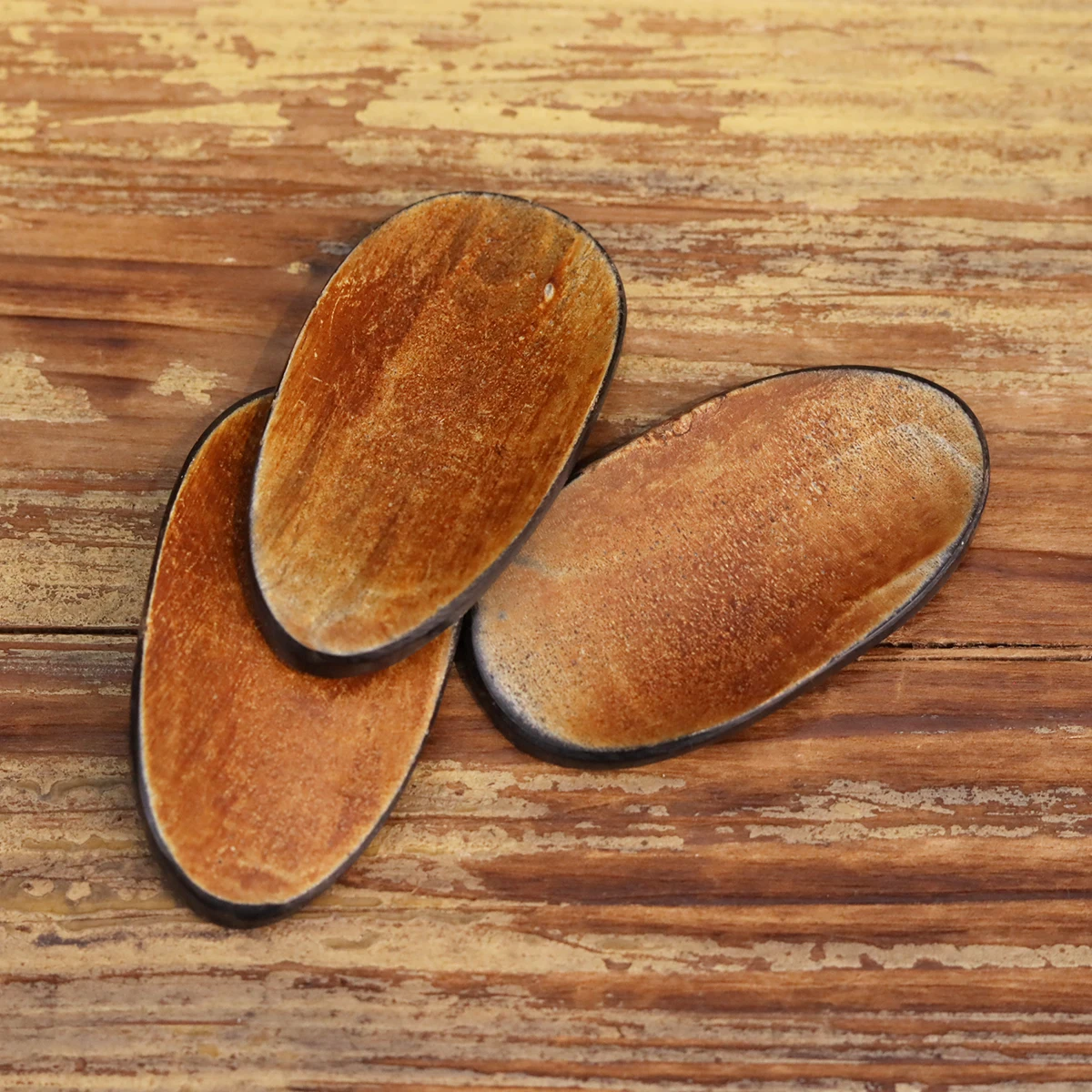 3 шт. большой декоративный натуральный рожок Швейные аксессуары прижженная