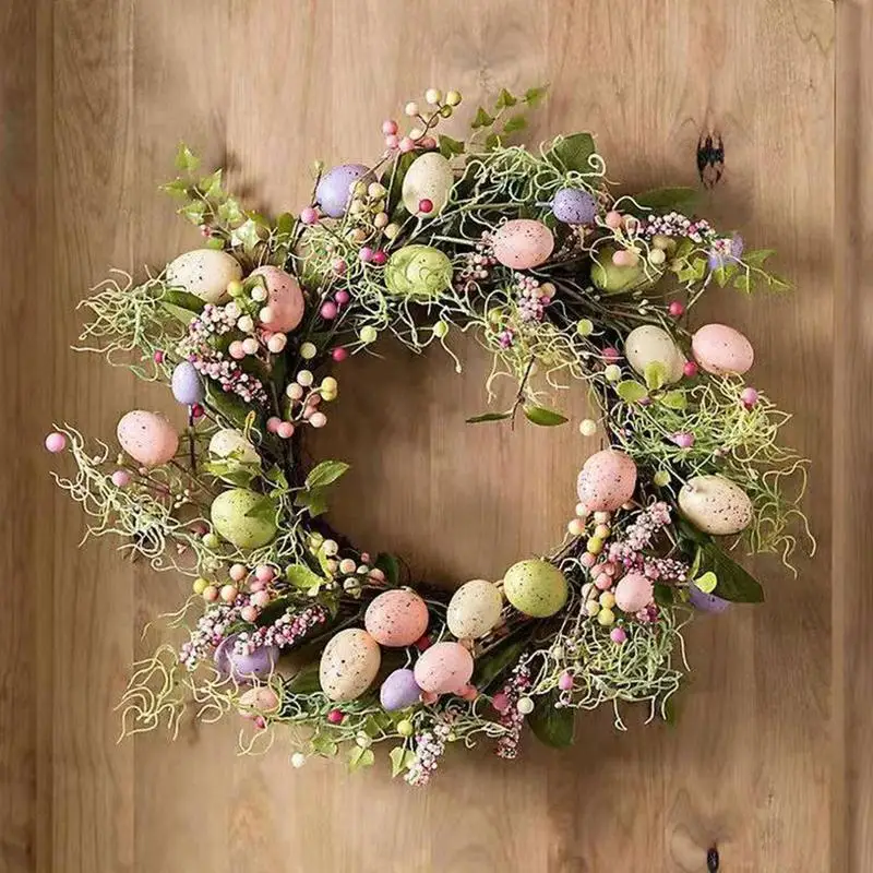 

Easter Bunny Garlands Door Wall Oranments Happy Easter Party Wreath Decoration 2023 New Creative Festival Garland Decor Hot Sale