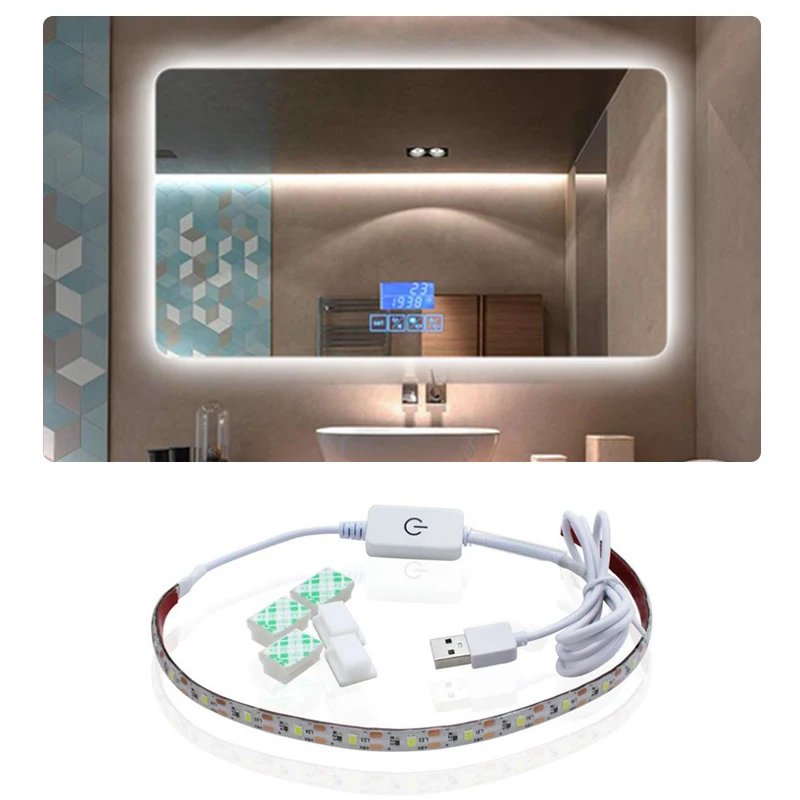 

12V 24V LED Light for Room 2835 Touch Dimmer Switch LED Strip Light Waterproof Flexible Light Strip Bedroom Decoration Luces Led