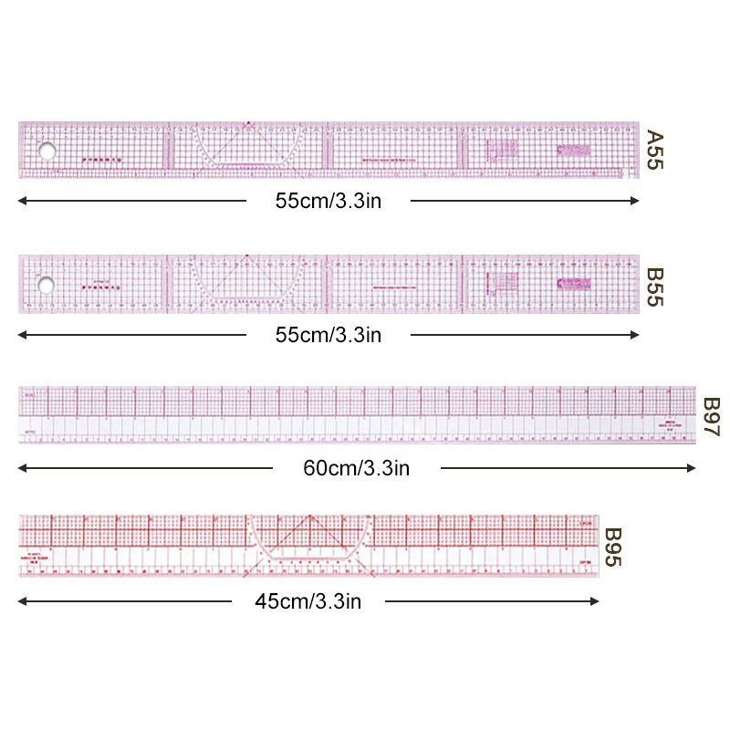 Инструмент для шитья 1 шт. аксессуар прозрачные метрические прямые искусственные