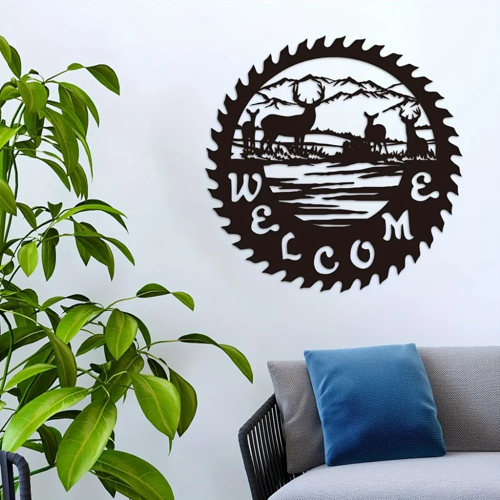 Уникальный Металлический Настенный Акцентный Знак. Красиво Демонстрарует Ваш