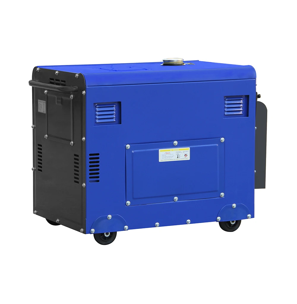 3KW 5KW 6KW 7KW бесшумный матричный генератор с воздушным охлаждением и ручкой