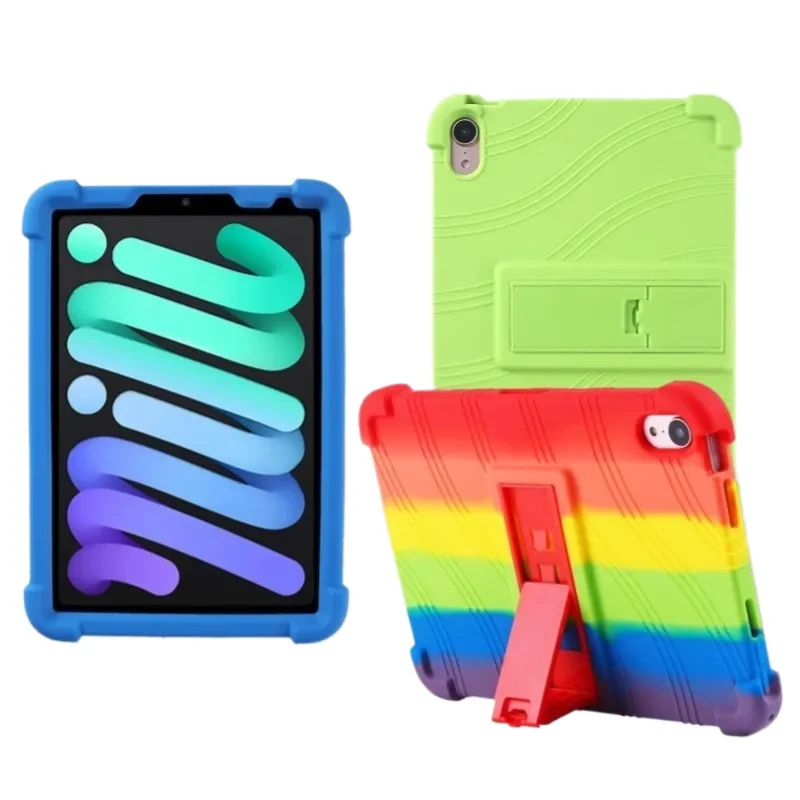 Новый защитный чехол для iPad Mini 7 8 3-дюймовый силиконовый A17 Pro с утолщенными углами