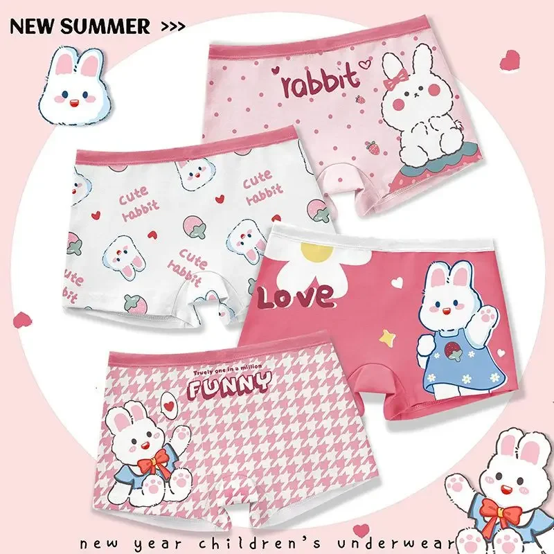 Хлопковые треугольные детские трусы с аниме Sanrio Kuromi Симпатичные удобные боксеры