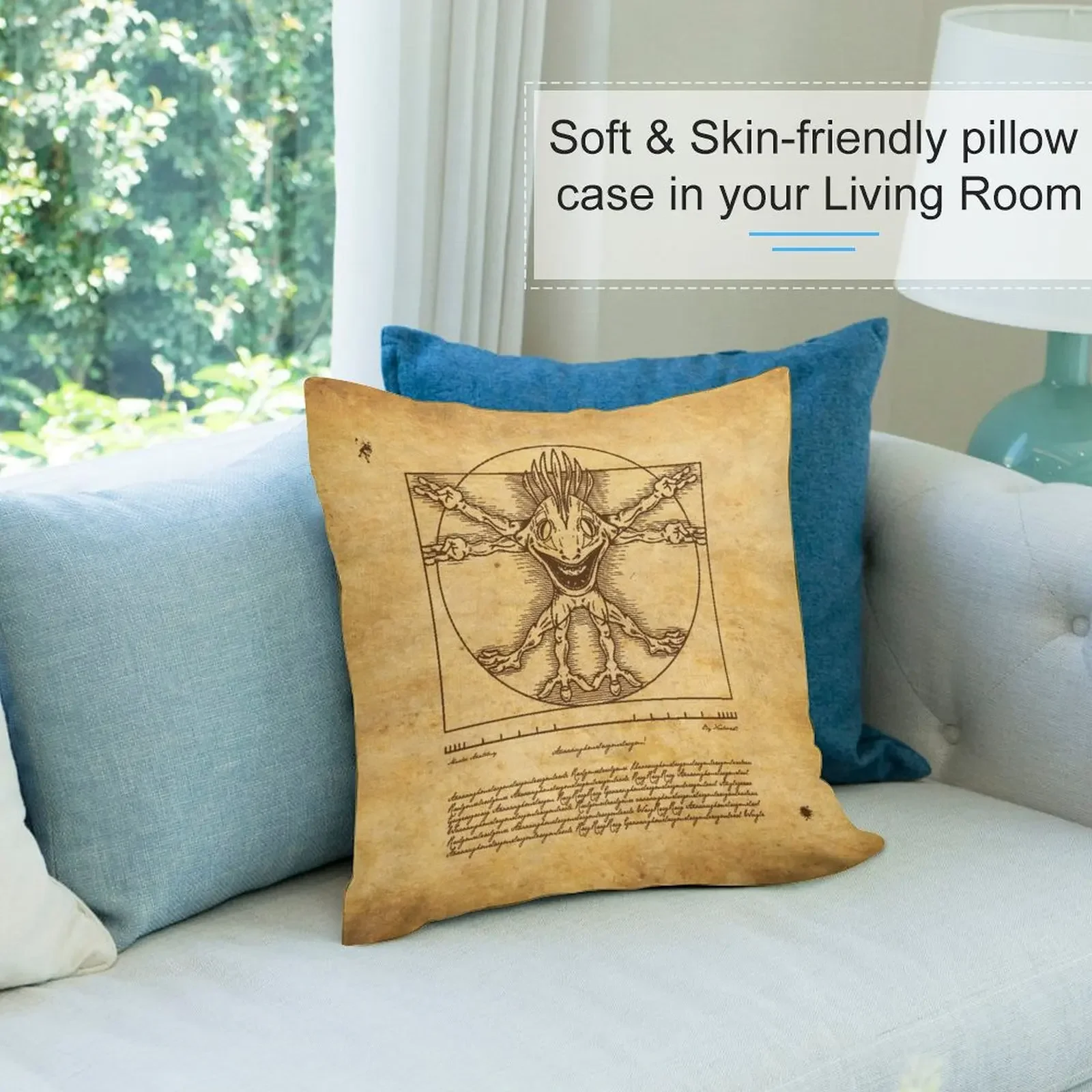 Витрувианский Мюрлок декоративная подушка наволочка подушки домашний декор