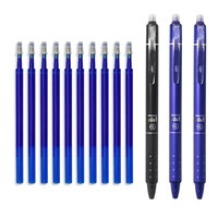 press erasable gel pen 0 5mm large capacity erasable refill replaceable rods washable handle school office supplies stationery