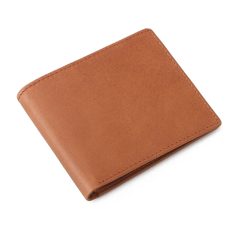 Двухскладные кошельки для мужчин мужской вместительный кожаный кошелек с