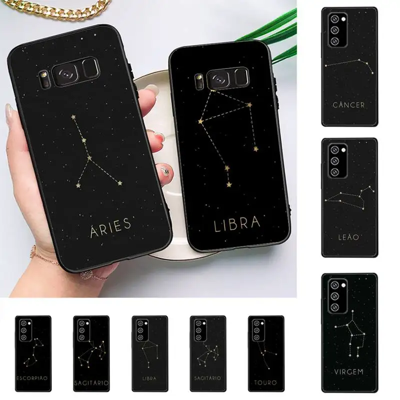

Twelve constellations with point Phone Case for Samsung J 2 3 4 5 6 7 8 prime plus 2018 2017 2016 core