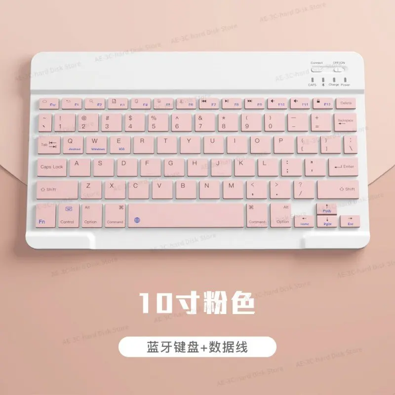 

Клавиатура и мышь для iPad 10 дюймов, Беспроводная Bluetooth клавиатура Teclado для iPad Xiaomi Samsung Huawei планшета Android IOS