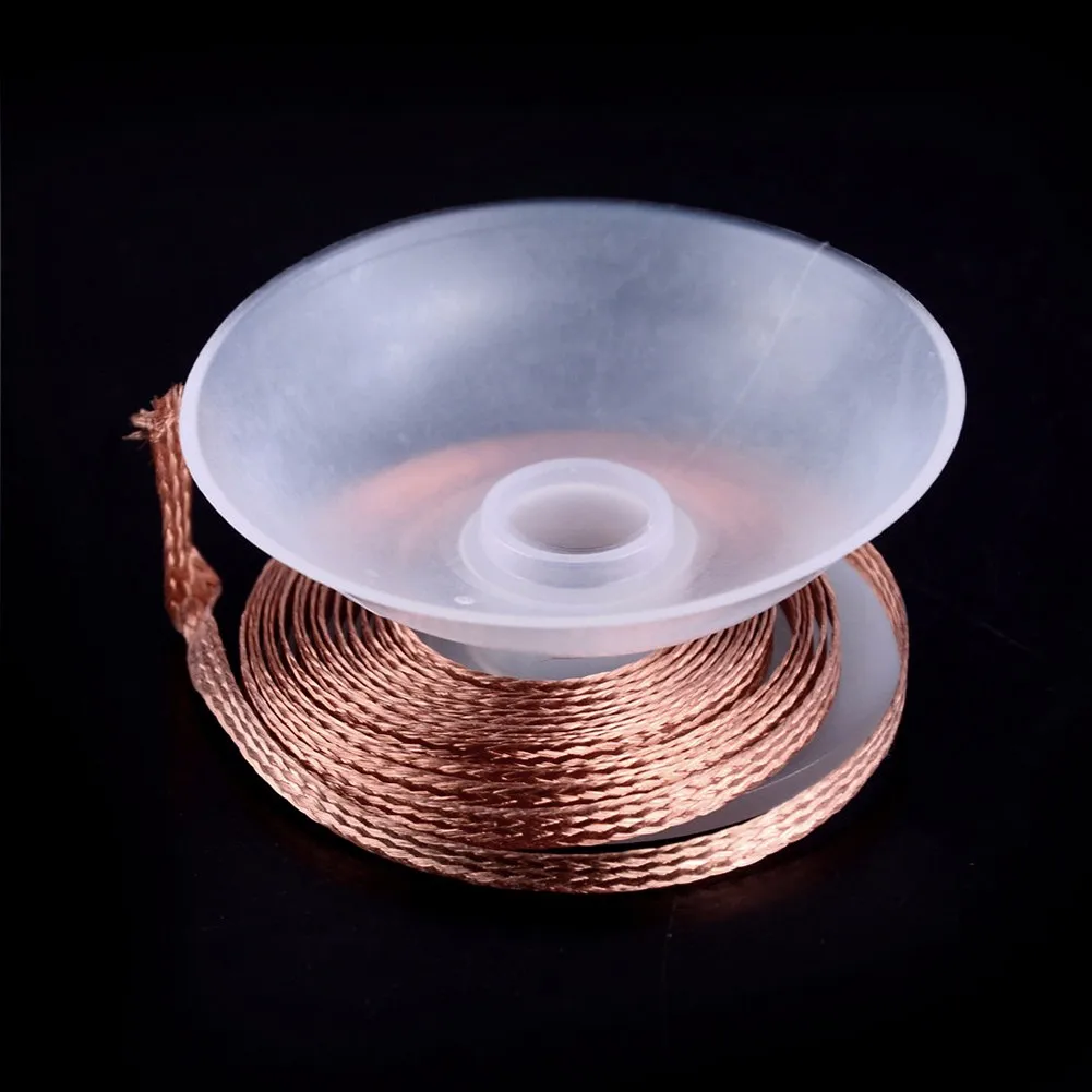 

1.5Meter/3Meter Length Desoldering Solder Accessories Golden Welding Suction Line Pure Copper For All Kinds Of Electronics