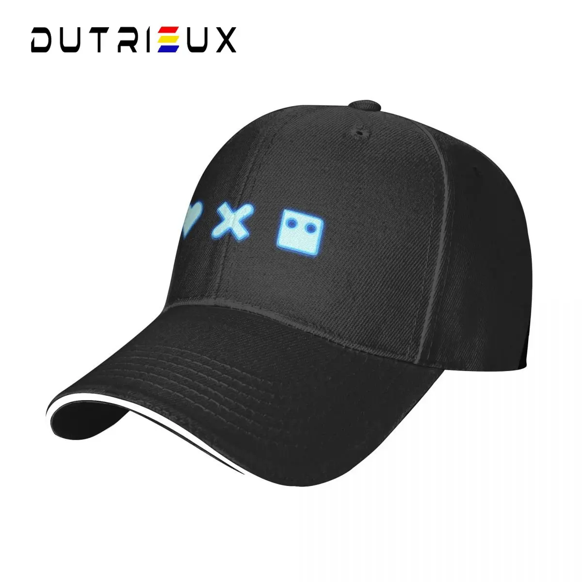 

Baseball hat for men women Love death & robots neon blue Cap ny cap cap Woman hats Men's