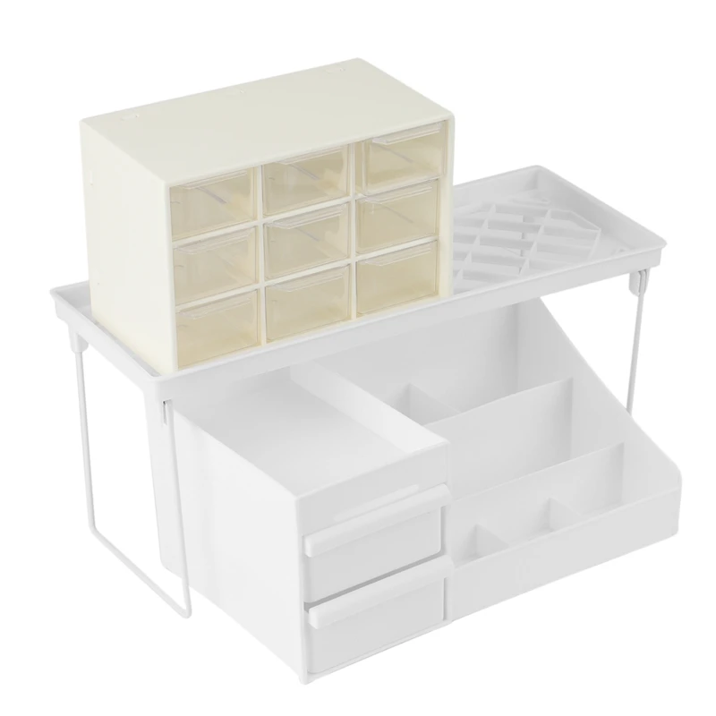 

Organizer Makeup Storage Box 3 Shelf Container Drawer Cabinet Rack Send Sticker Home Decor