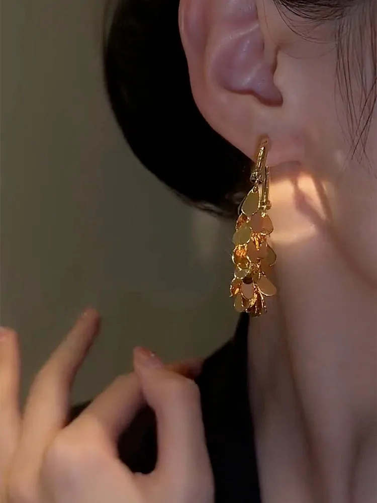 Супер блестящие серьги-капли с блестками персонализированные преувеличенные