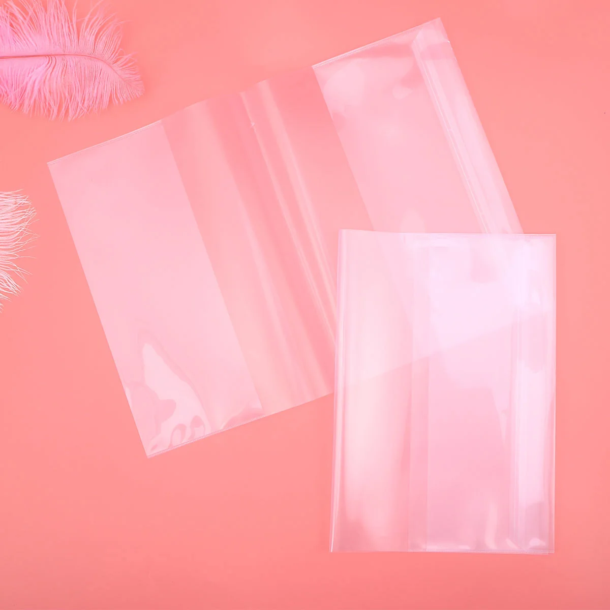 

5pcs 16K Textbook Cover Clear Waterproof Plastic Exercise Book Note Book Film Protector
