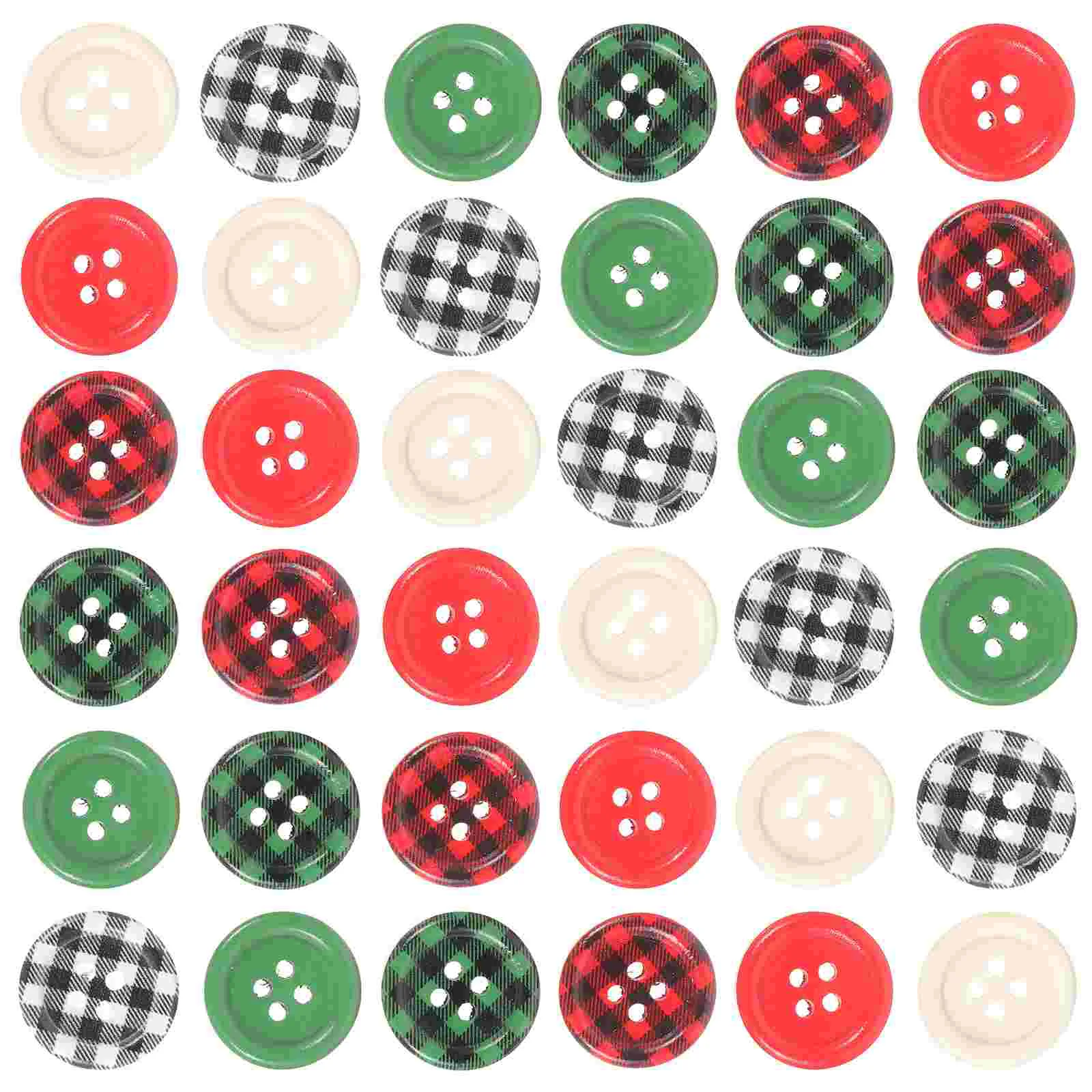 

3 Packs Creative Wood Buttons Decorative Coat Clothes Replacement Christmas Practical Convenient Sewing