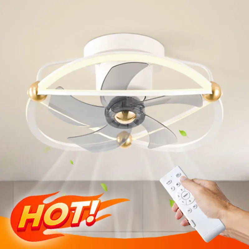 

Oscillating fan Fan light LED Living room Ceiling fan light Scandinavian Modern Household Bedroom Ceiling electric fan light