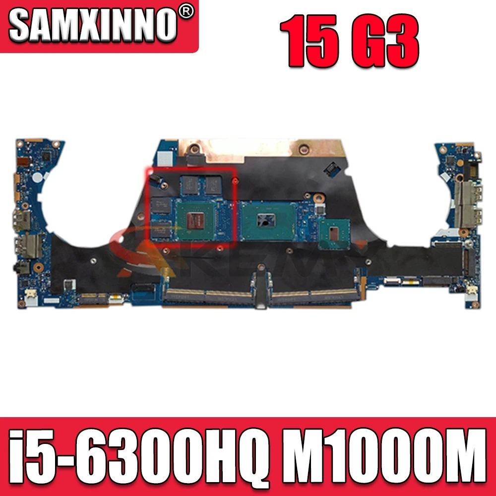 

Akemy 863779-601 LA-C401P Laptop Motherboard For HP ZBook Studio 15 G3 System board i5-6300HQ M1000M fully Tested