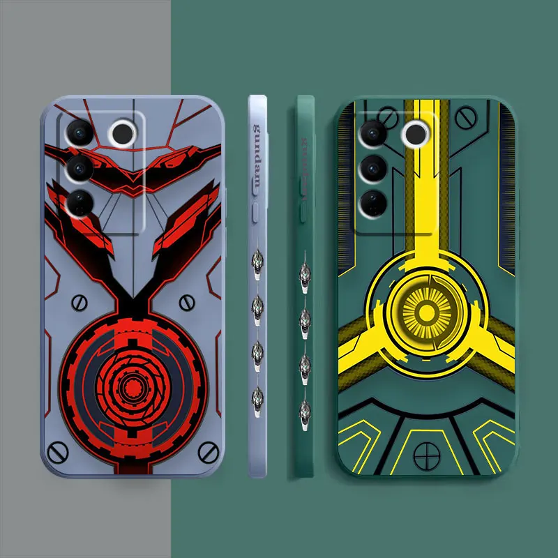 Case For VIVO S5 S6 S7 S9 S9E S10 S12 S15 S16 S16E V19 V20 V21 V23 V25 V27 PRO 5G Case Cover Funda Cqoue Shell Capa Robot Armor