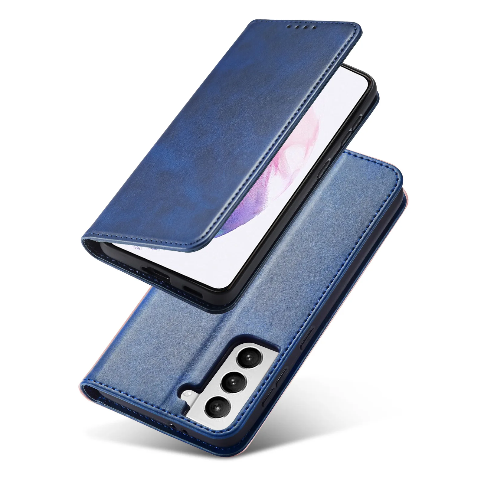 

Чехол из искусственной кожи для телефона Samsung S22, S21, S20 Plus, Ultra FE, Карманный чехол для телефона с кармашком для карт для Samsung Galaxy A72, A52, A42, A32, 5G 4G