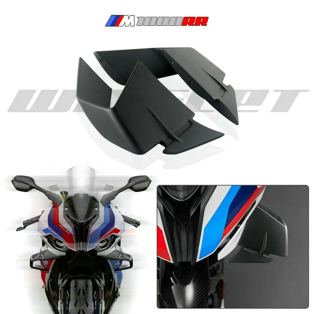 

NEW For BMW S1000RR 2019-2022 M1000RR 2021 2022 Carbon Fiber Accessories Motorcycle Winglets Air Deflector fit Side Fixed Wing
