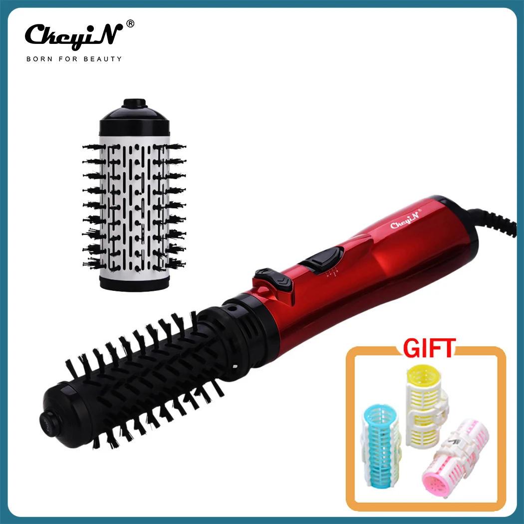 Электрический Выпрямитель для волос 2 в 1 с автоматическим вращением функцией