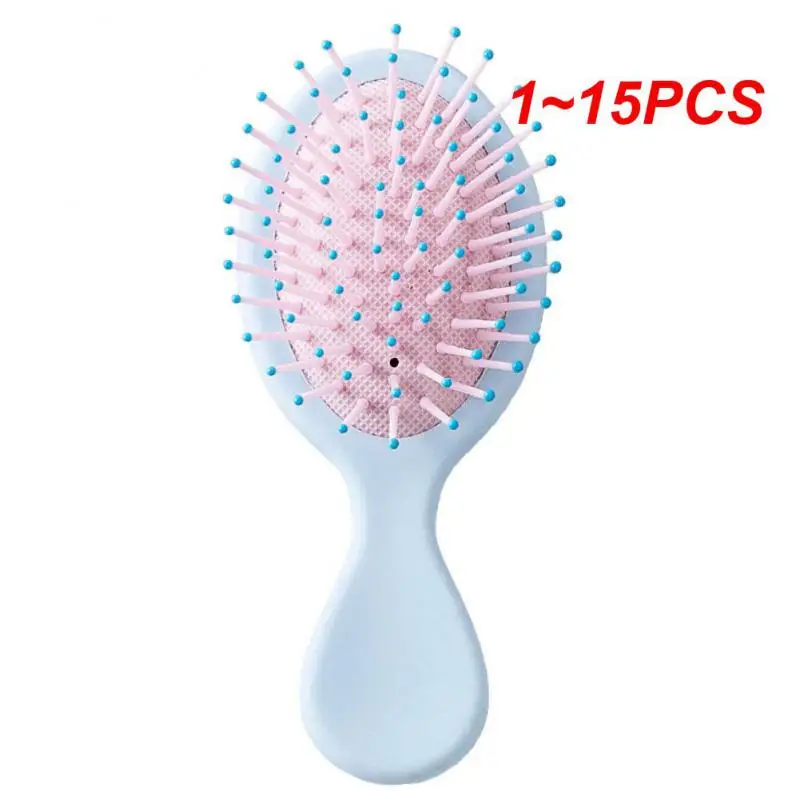 1~15PCS Mini Hair Comb Salon Hairbrush Portable Head Scalp Massager Hair Combs Fashion Styling Shampoo Hair Brush Detangling