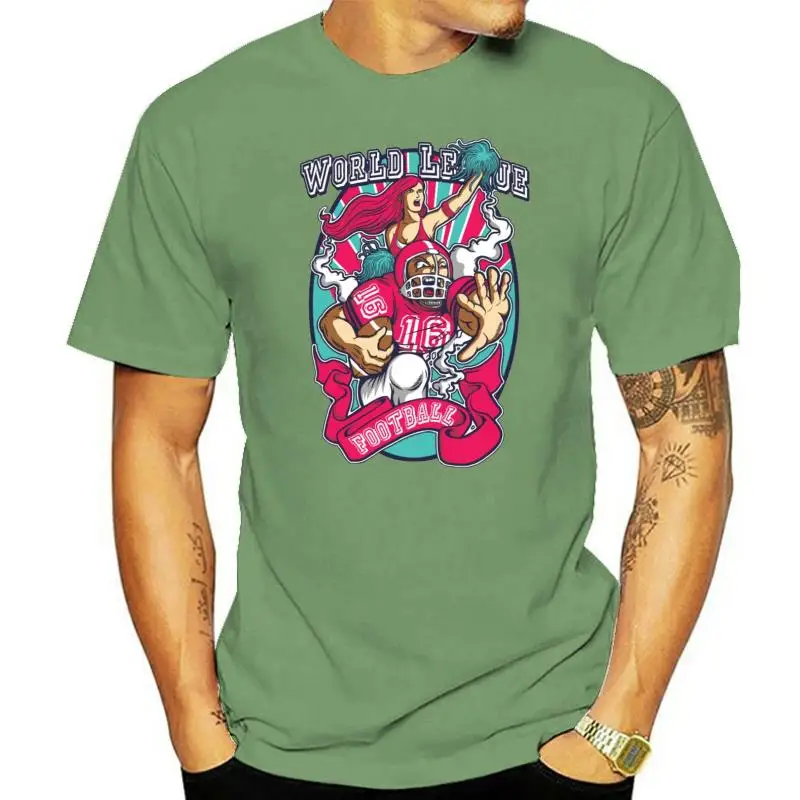 

Лидер продаж, модные мужские спортивные футболки для чирлидинга, американского футбола, футболки с коротким рукавом, топы, рубашки