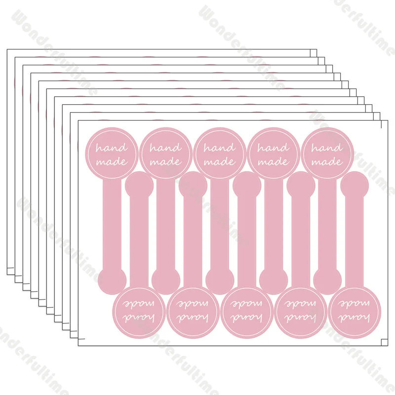 

Набор из 10 листов персонализированной коробки, этикетки с благодарностью, черные этикетки ручной работы, наклейки с печатью коробки, этикетки для подарочной коробки, розовая уплотнительная этикетка