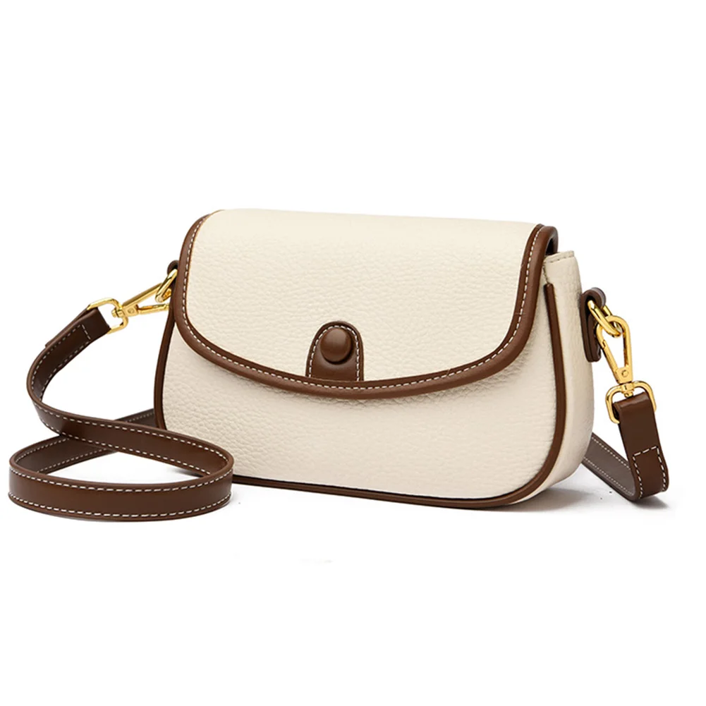 

Women Satchel Bag with Zipper Commuter Bag Adjustable Strap PU Leather Outdoor Leisure Bag for Female