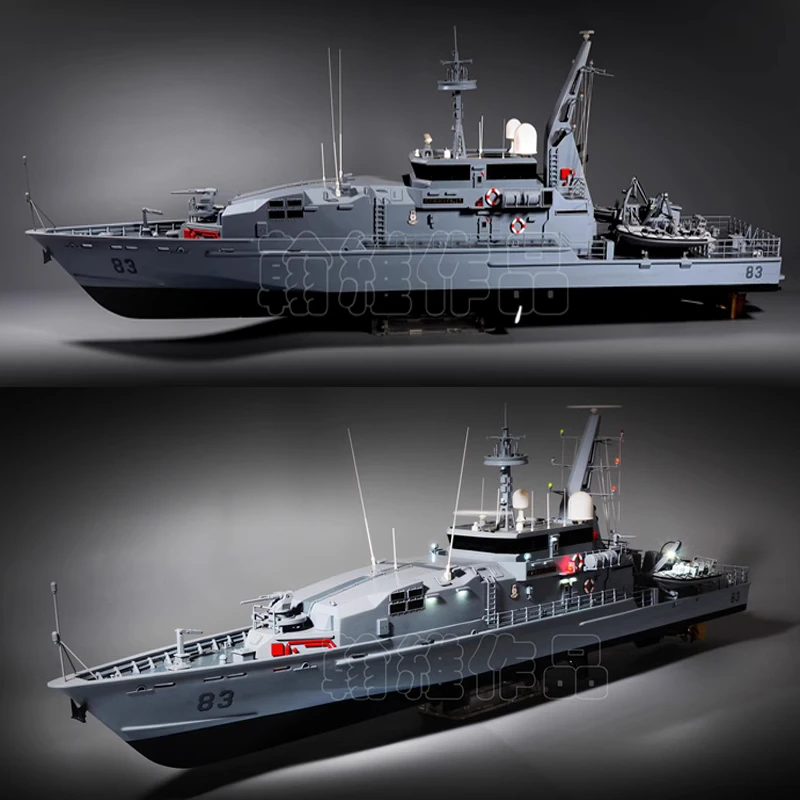 

Модель корабля из стекловолокна на радиоуправлении, модель корабля в сборе, 1/48 Австралийский флот, класс Armidale, модель патрульной лодки, коллекция игрушек в подарок