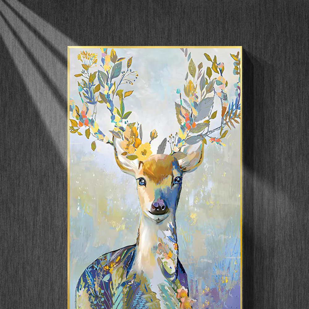 

Художественная картина "Сайка олень" в скандинавском стиле