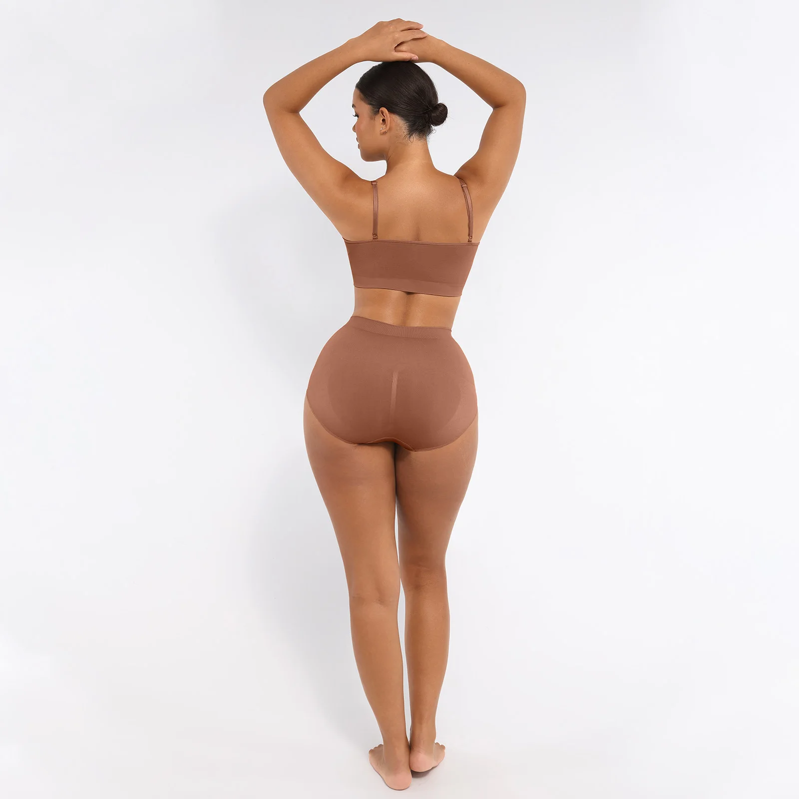 Hexin бесшовные со средней талией короткие антибактериальные удобные