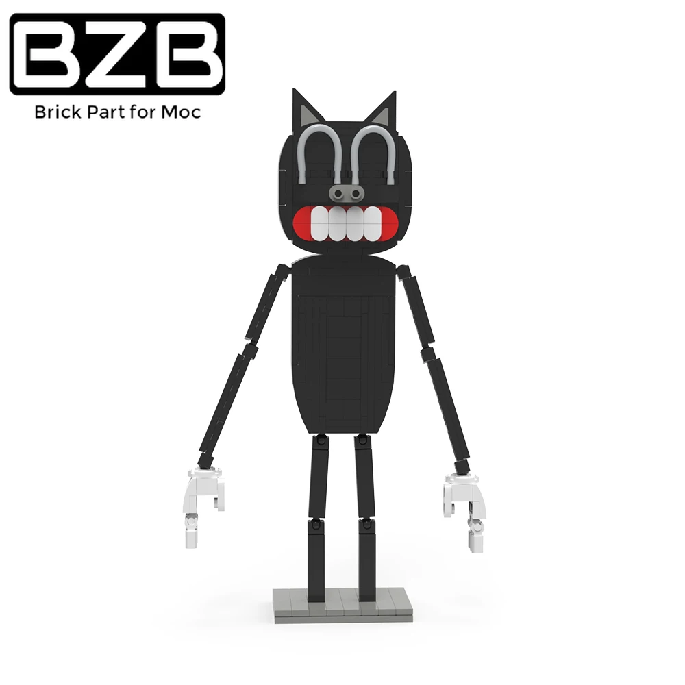 

BZB MOC черный ужас, призрак, существо, кирпич, набор строительных блоков «сделай сам», фигурка, монстр, кирпичи, модель, детские головоломки, иг...
