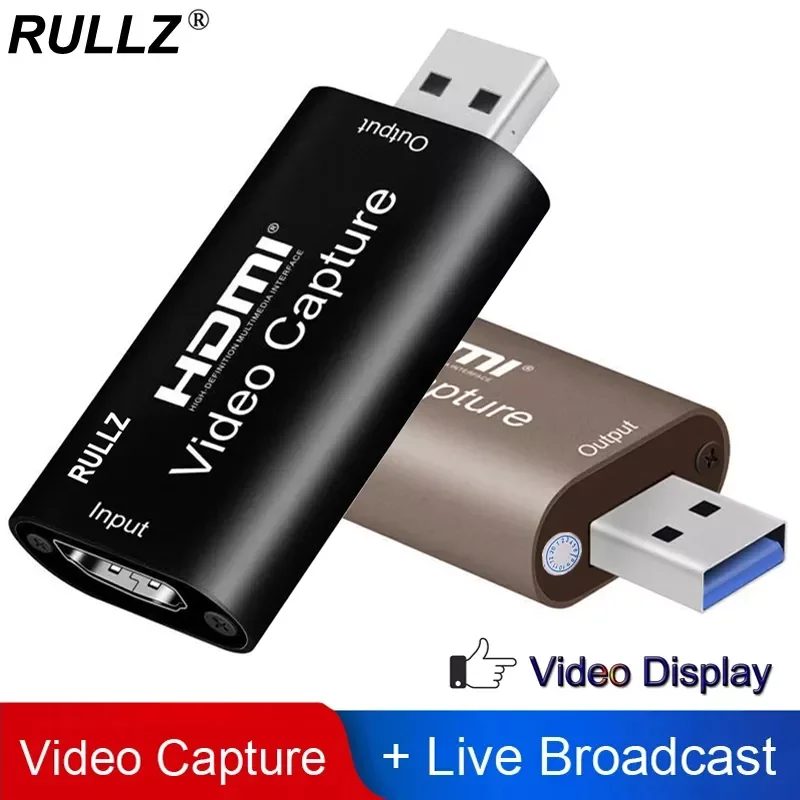 Карта захвата видео 4K USB 3 0 2 HDMI для PS4 игр DVD видеокамер |