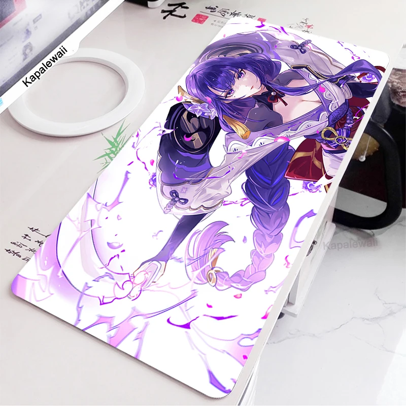 

Genshin Impact Mouse Pad Large Gaming Mousepad Pc Gamer Accesorios Mousepads Computer Game Desk Mats Anti-slip Rubber Table Pads