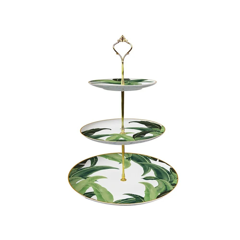 Индивидуальная тарелка с банановым листом в стиле вестерн скандинавская ручная