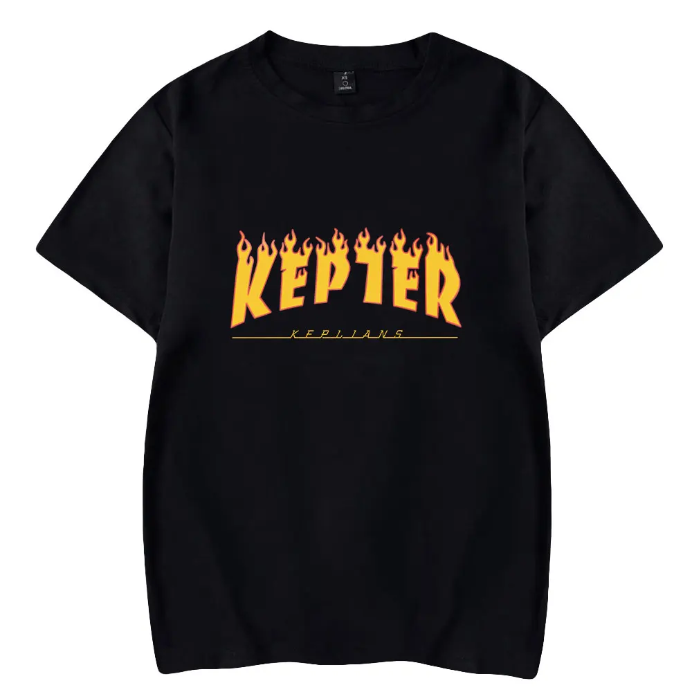 

Kep1er Merch Music Singer Korean Fashion Kpop Unisex T-Shirt Fashion Harajuku Summer Streetwear Short Sleeve Shirt