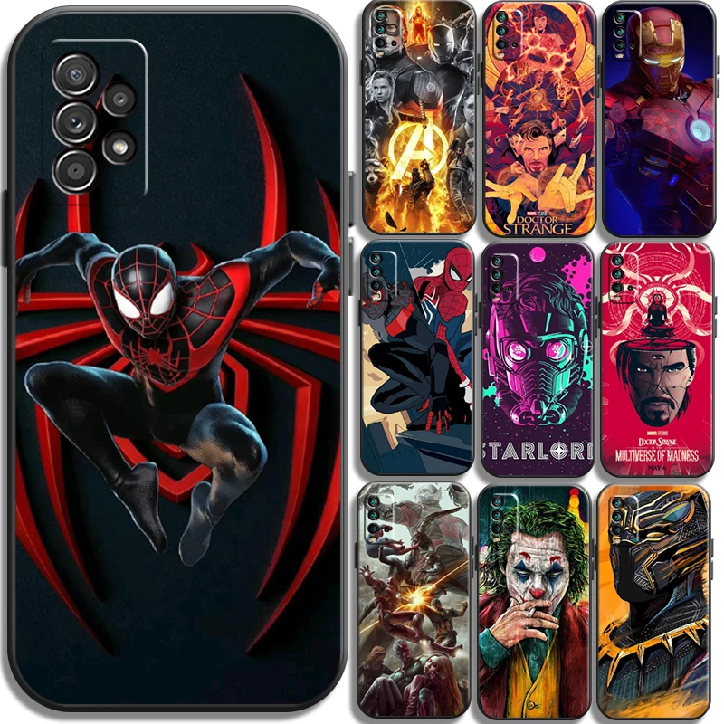 

Marvel Avengers Phone Cases For Xiaomi Redmi 9AT 9 9T 9A 9C Redmi Note 9 9 Pro 9S 9 Pro 5G Carcasa Soft TPU Coque Back Cover