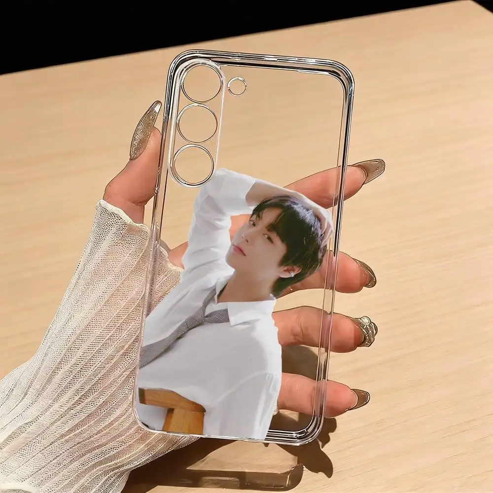 Фото Чехол для телефона P-Park J-Jihoon W-Weak H-Hero для Samsung S25, S24, S21, S22, S23, S30, Ultra, S20, Plus, Fe, Lite, прозрачный №5