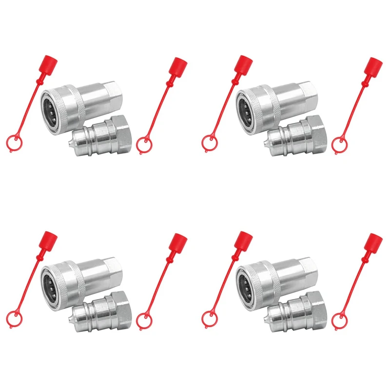 GTBL 4X быстроразъемный фитинг ISO7241-A NPT Гидравлический соединительный разъем 1/2