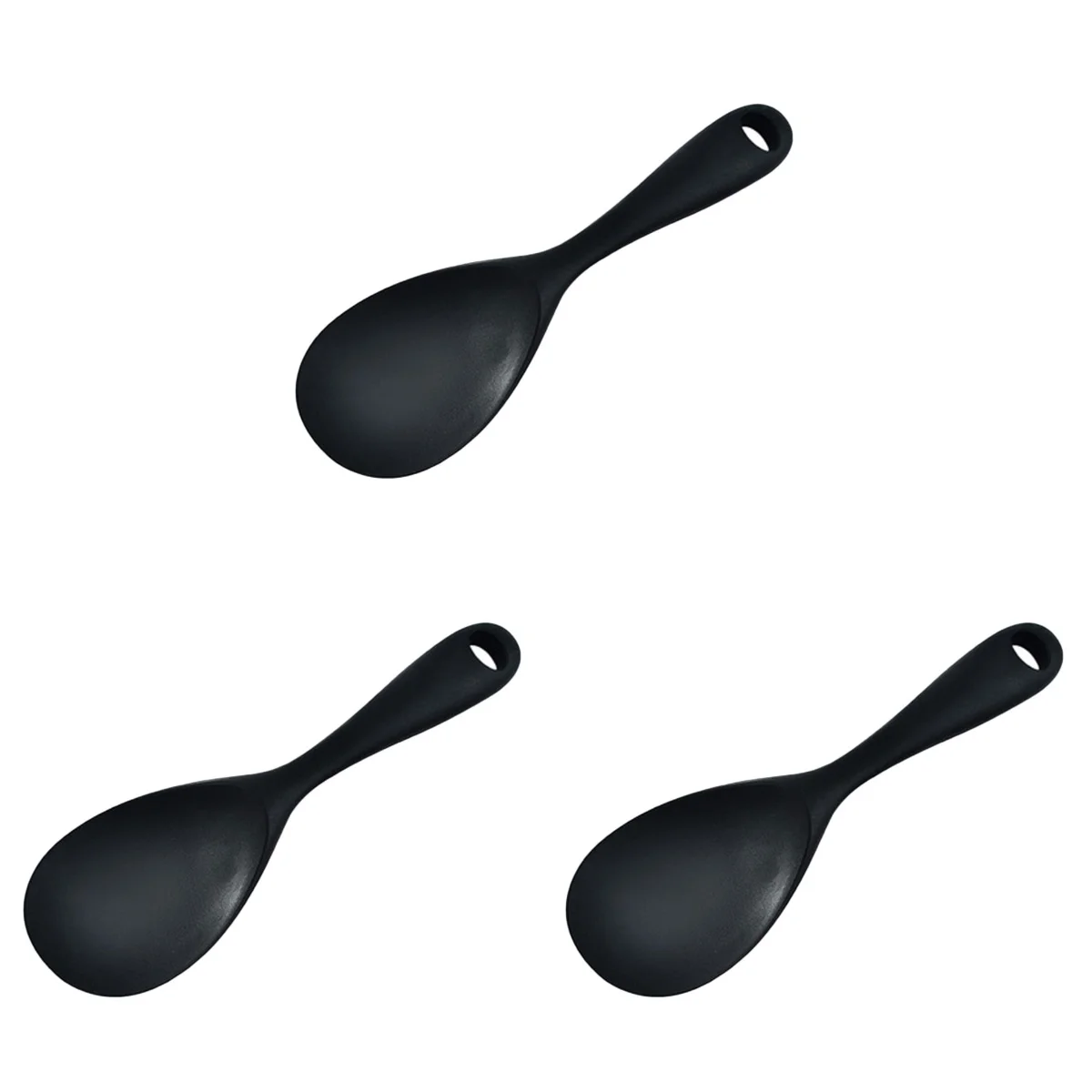 

Rice Paddle Spoon Soup Spoons Ladle Silicone Serving Japanese Scoop Cooker Mixing Retro Spatula Asian Mashed Sushi Sauce