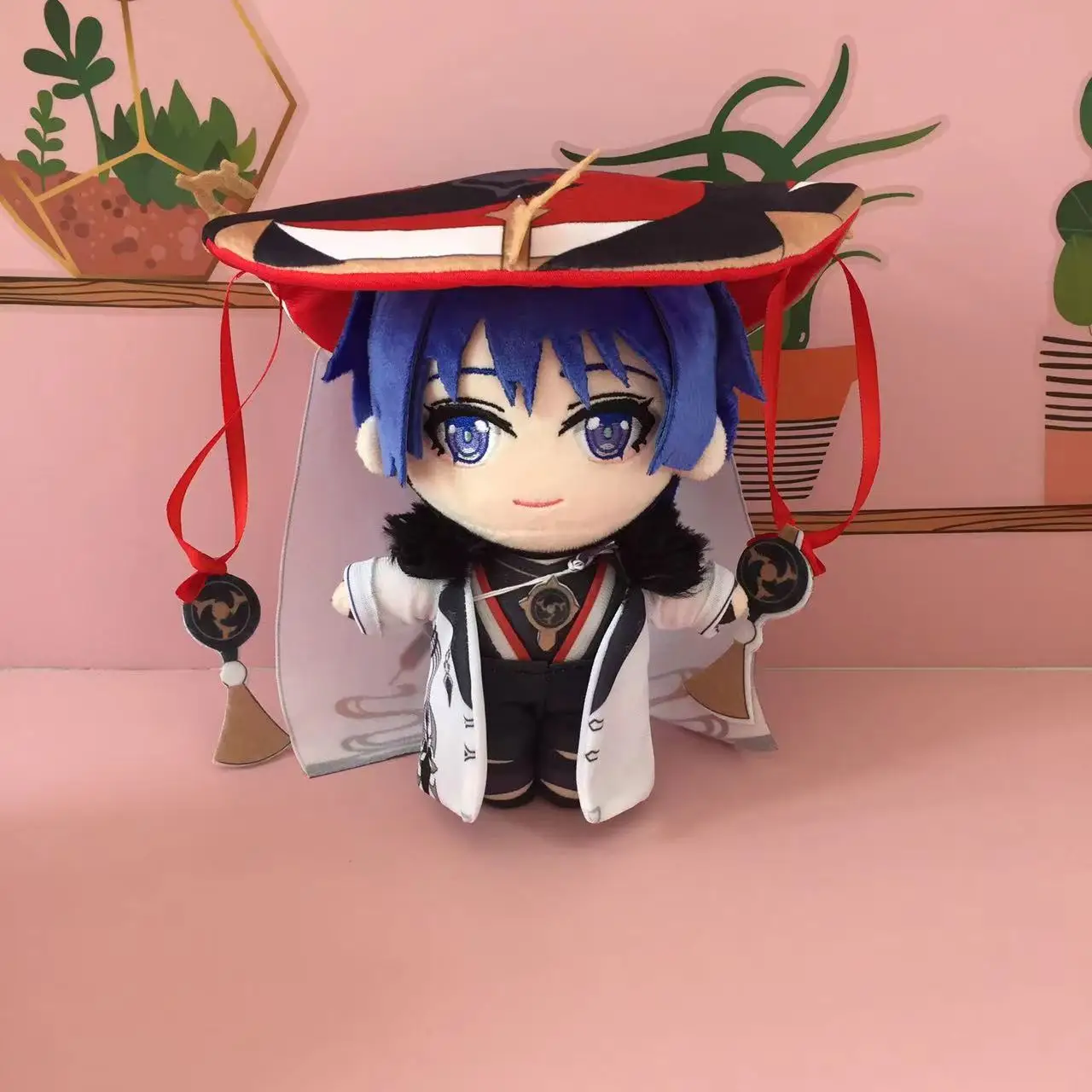 

8'' Genshin Impact Scaramouche Plush Doll Stuffed Toy Plushie Kid's Anime