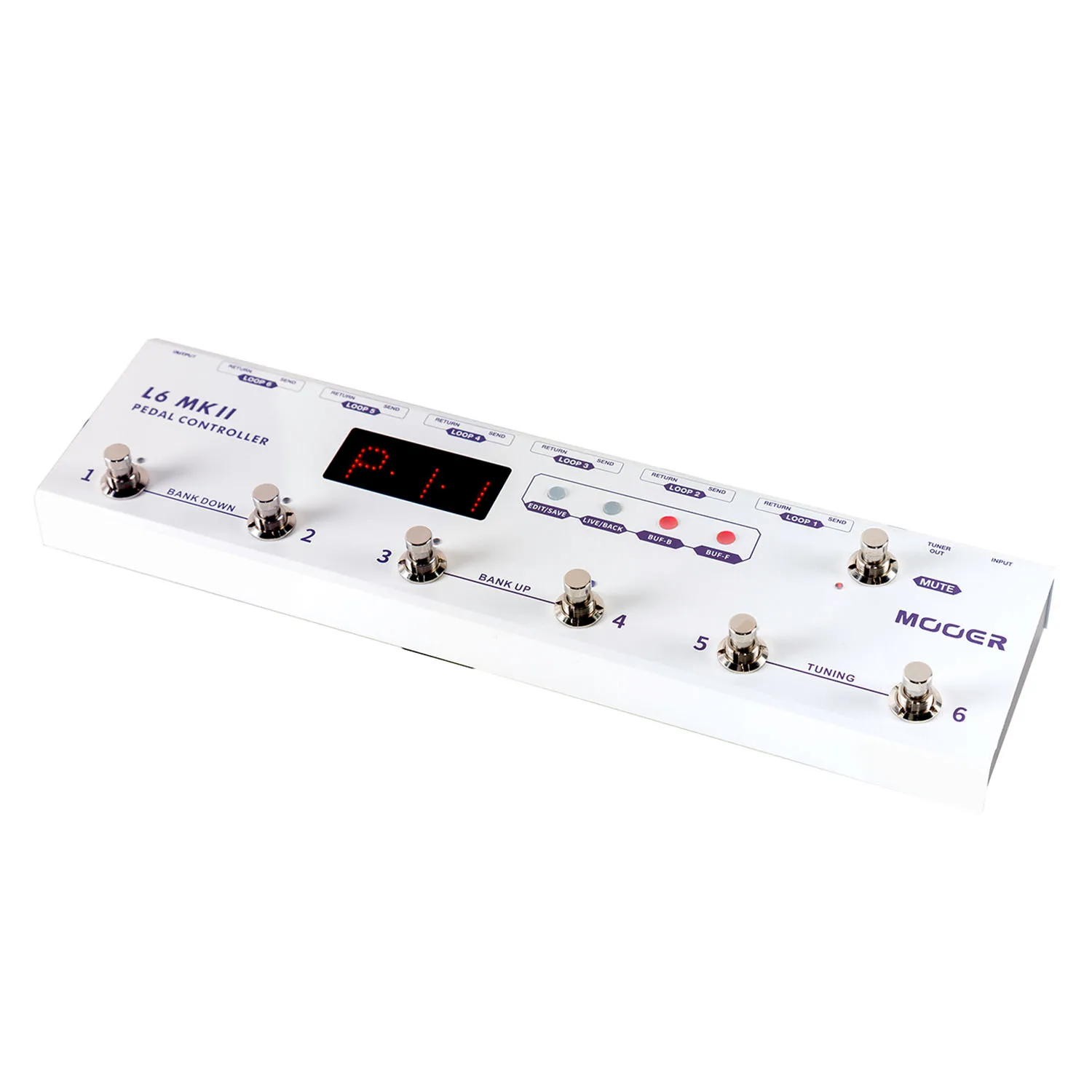 Педальный контроллер MOOER PCL6 MKII программируемый петлевой переключатель с