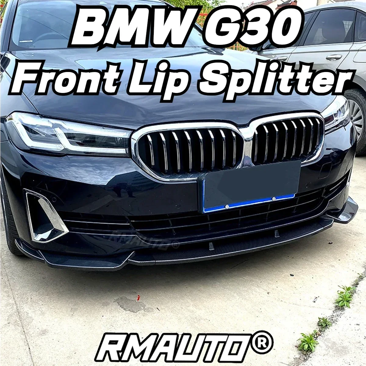Передний бампер G30 передний спойлер диффузор передняя защита для BMW 5 серии LCI