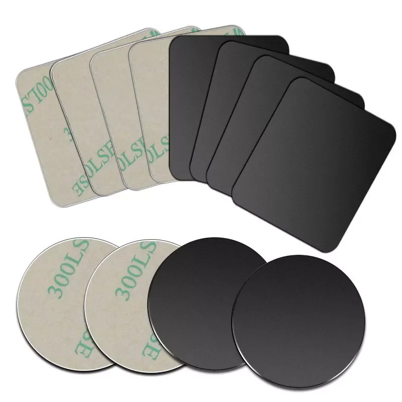 

Metal Plate Disk For Magnet Car Phone Holder iron Sheet Sticker For Magnetic Mobile Phone Holder Car Stand Mount