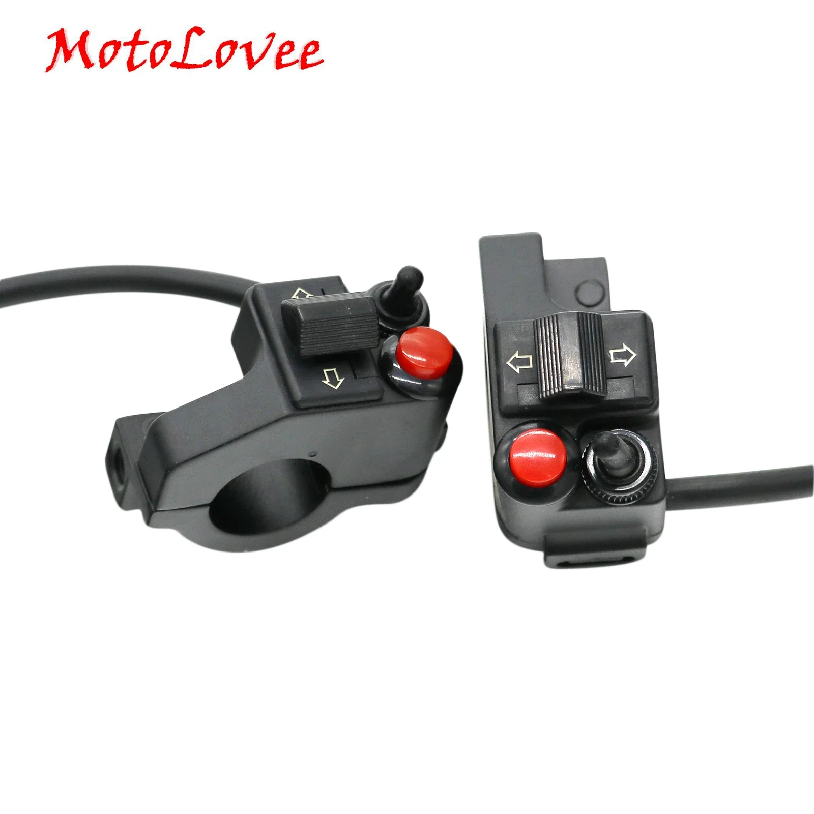 

Мотоцикл Motolovee, модифицированный руль, многофункциональный переключатель фар, рулевые переключатели, звуковой сигнал, двойная вспышка для электронного велосипеда, мотоцикла