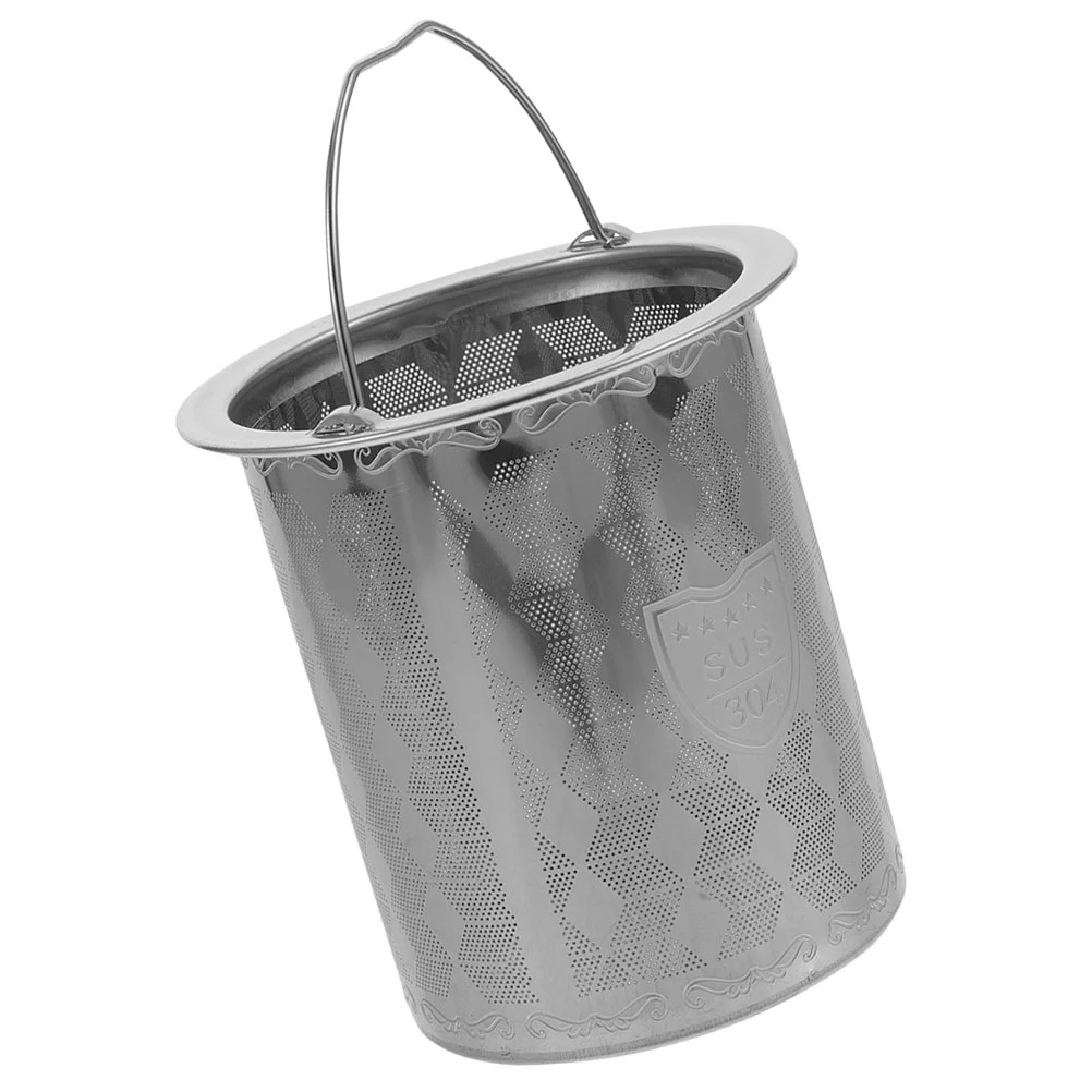 

Tea Leak Metal Filters Stainless Steel Kettle Home Infuser Coffee Practical Residue Strainer Water Cup Pot Replacement