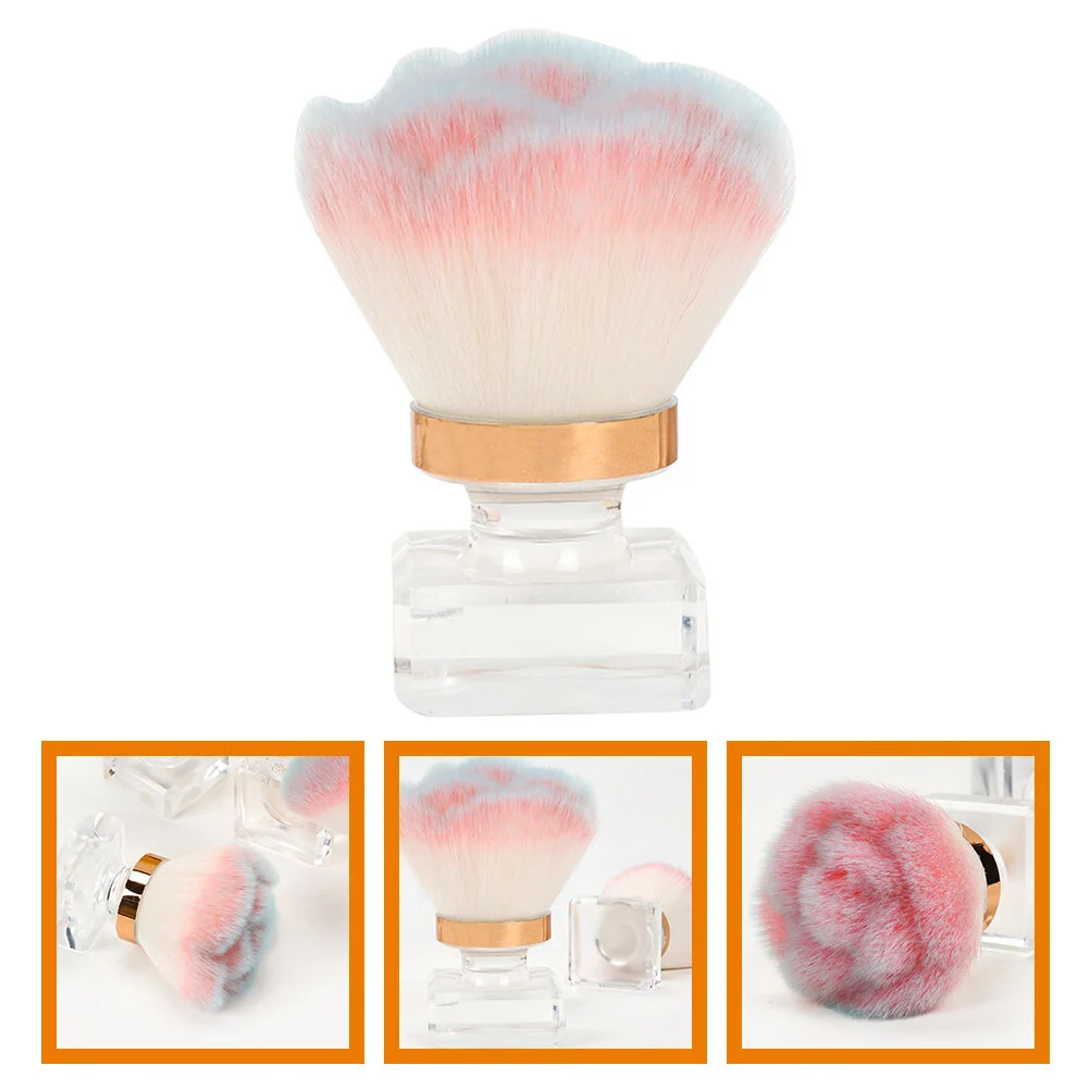 

Powder Brush Travel Foundation Brush Portable Blush Brush Makeup Brush Nail Dust Brush